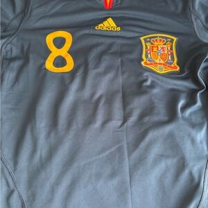 Adidas Spain Soccer Jersey Navy 2010 World Cup